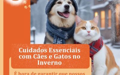 Cuidados Essenciais com Cães e Gatos no Inverno